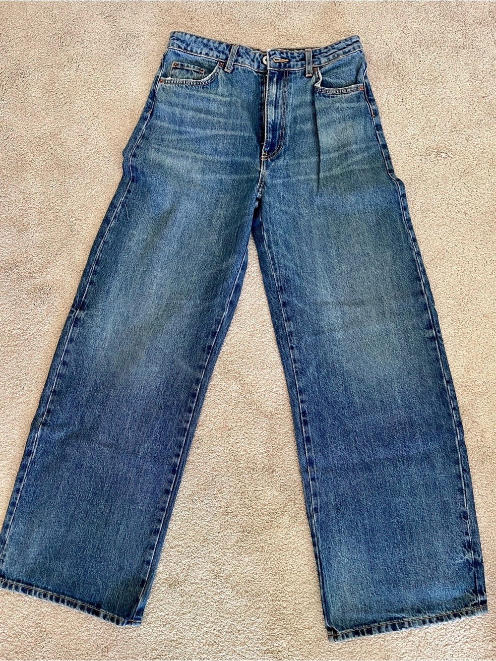 ZARA Women’s High-Rise Wide-Leg Jeans
